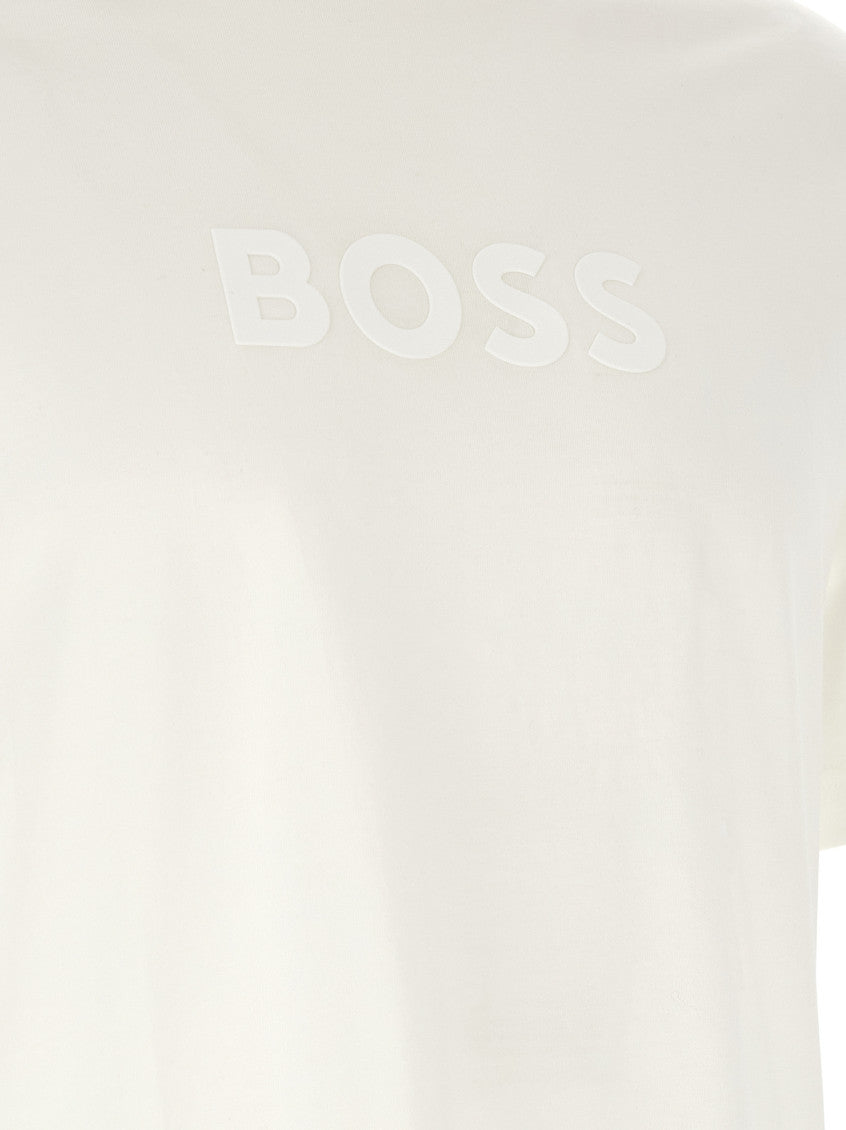 White Crew Neck T-Shirt 4