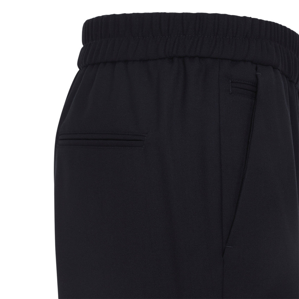 Dark Navy Flat Front Pants 3