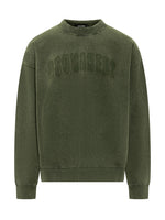Green Crew Neck Sweatshirt 1