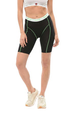 Black Cotton Solid Activewear 1