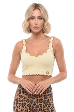 Yellow Cotton Logo Activewear 1