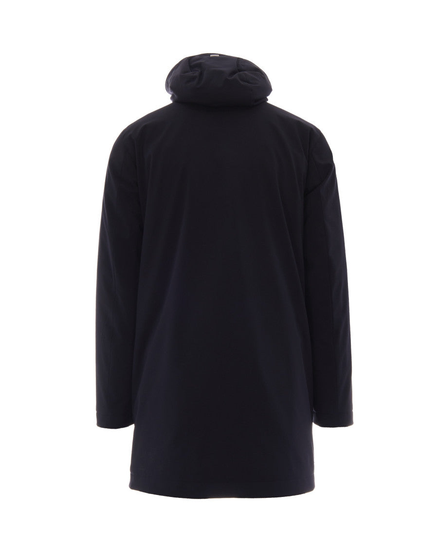 Dark Navy Hood Jacket 2