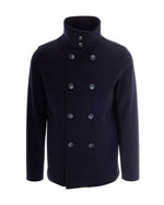 Navy Blue Tailored Coat 1
