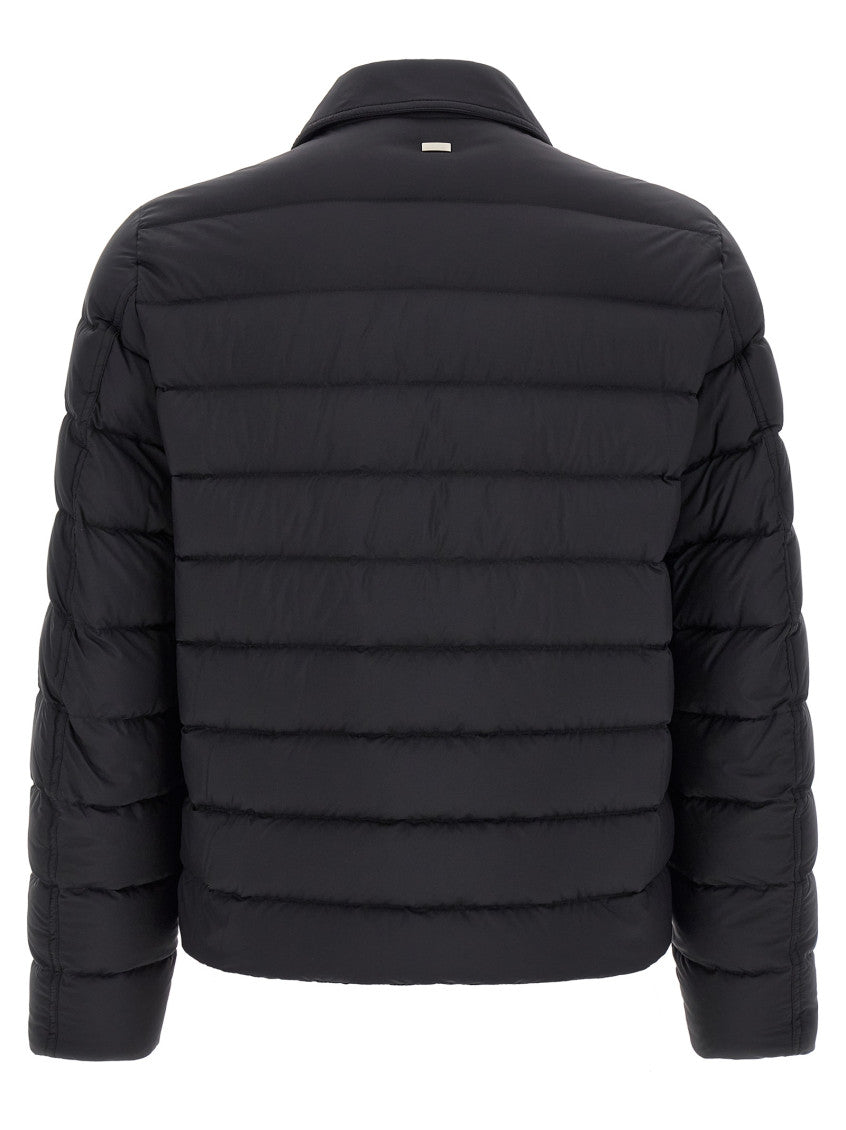 Black Shirt Collar Jacket 2