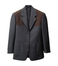 Grey Notched Lapel Blazer 1