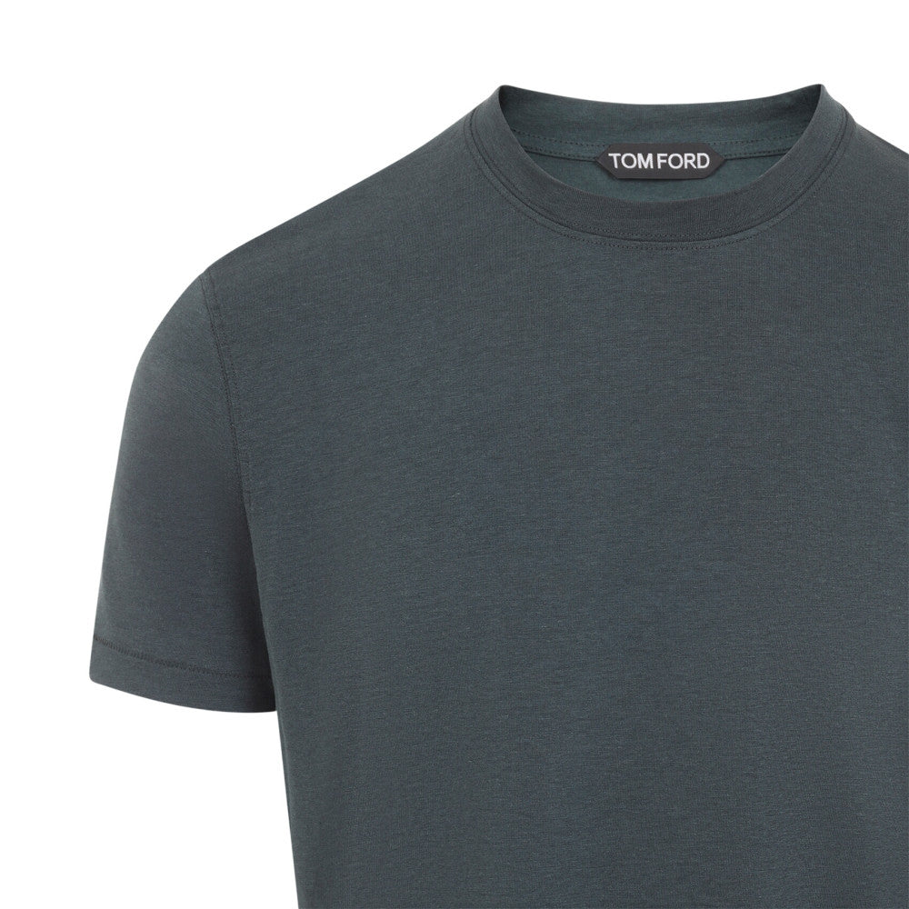 Pine Green Solid T-Shirt 3