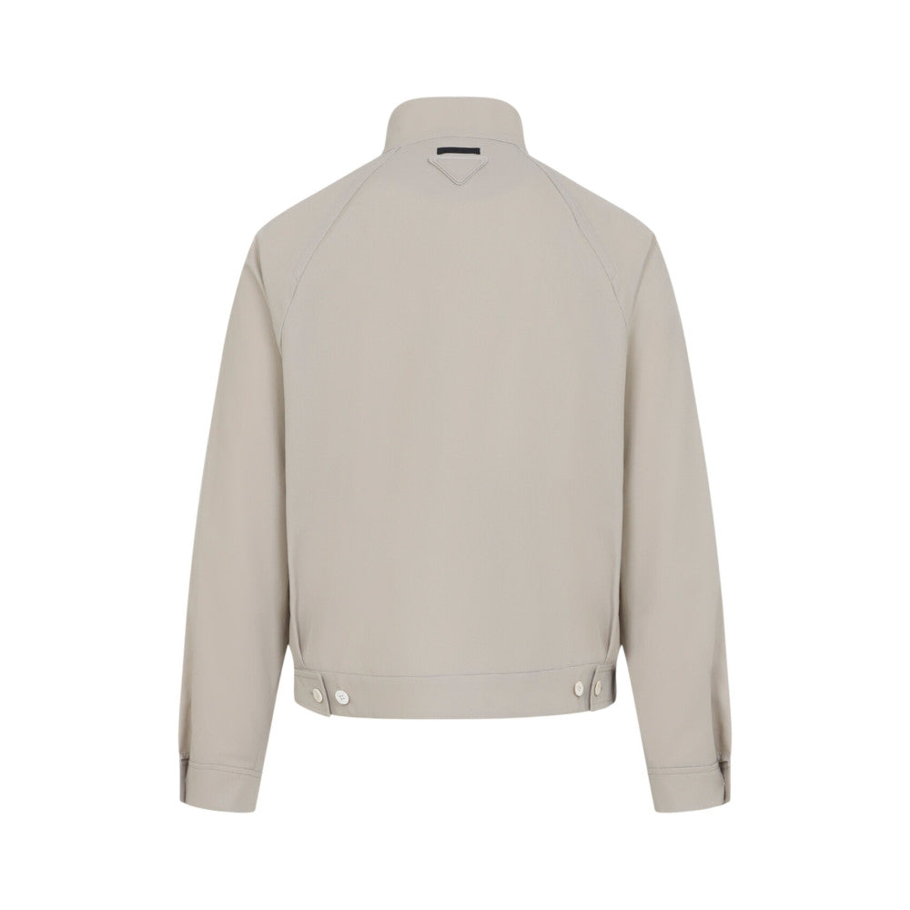 Light Beige Solid Jacket 2