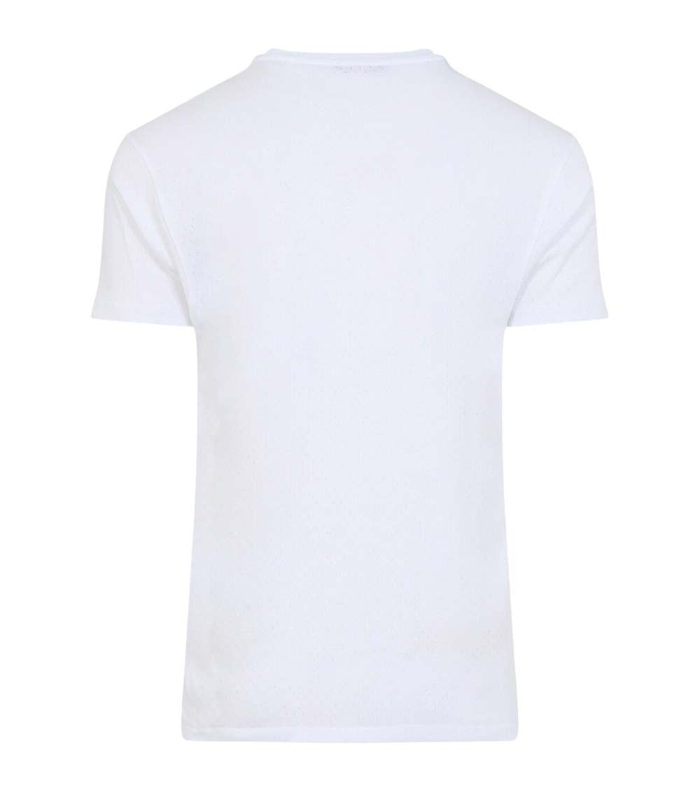White Crew Neck T-Shirt 2