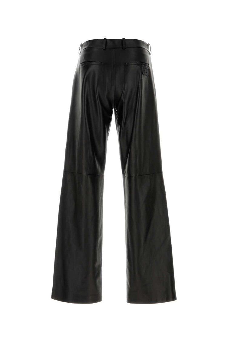 Black Flat Front Trousers 2