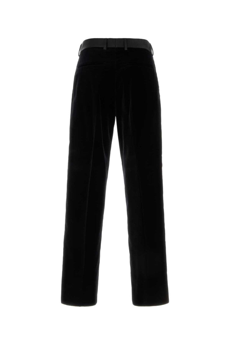 Black Flat Front Trousers 2