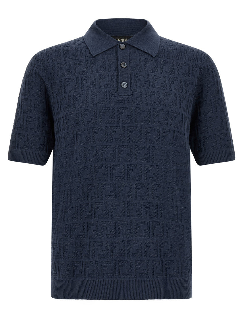 Blue Shirt Collar Polo 1