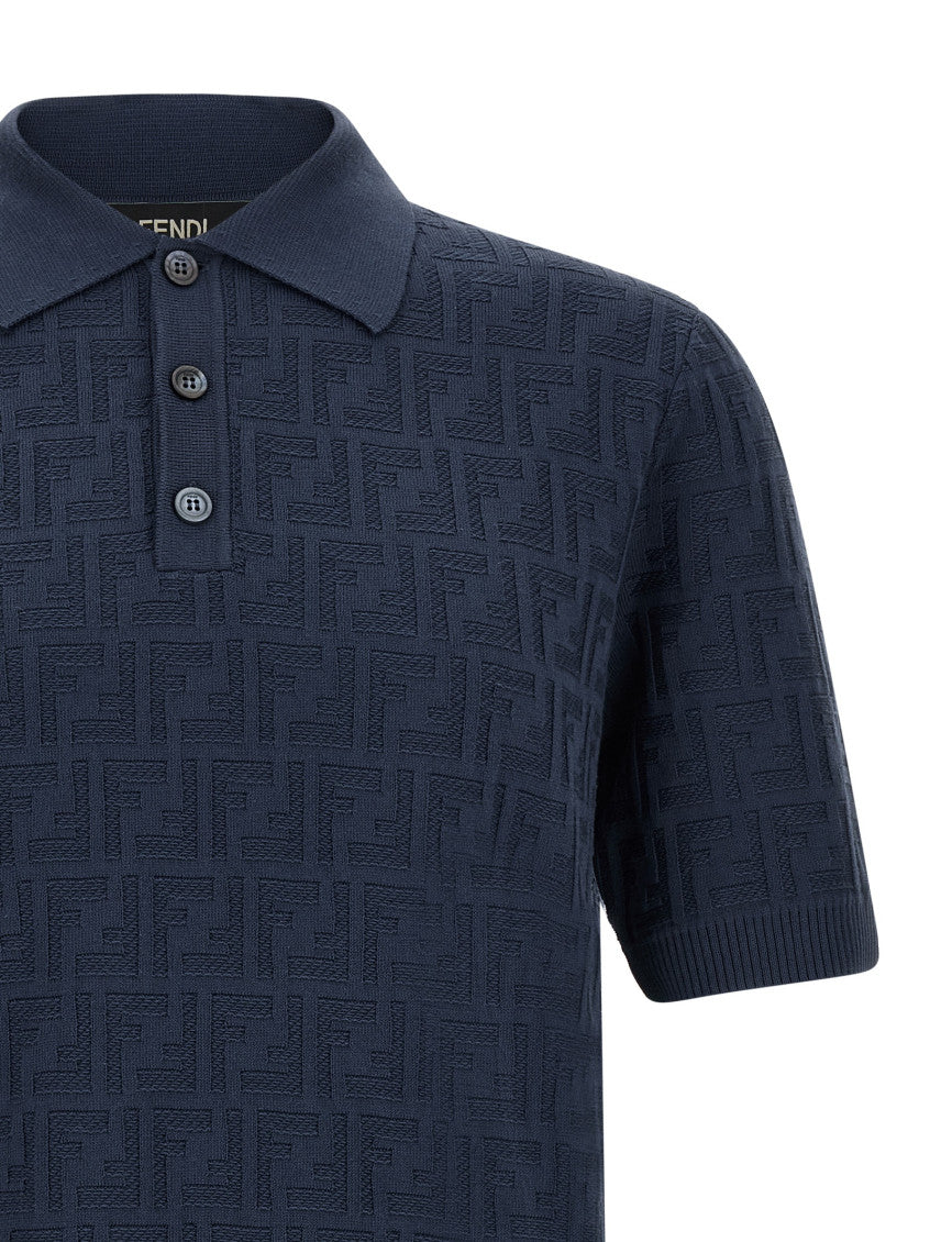 Blue Shirt Collar Polo 3
