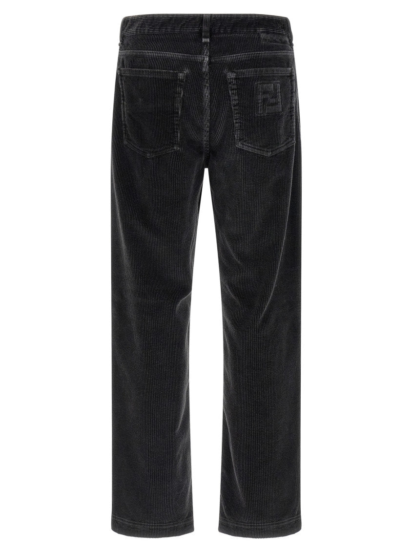 Black Flat Front Trousers 2