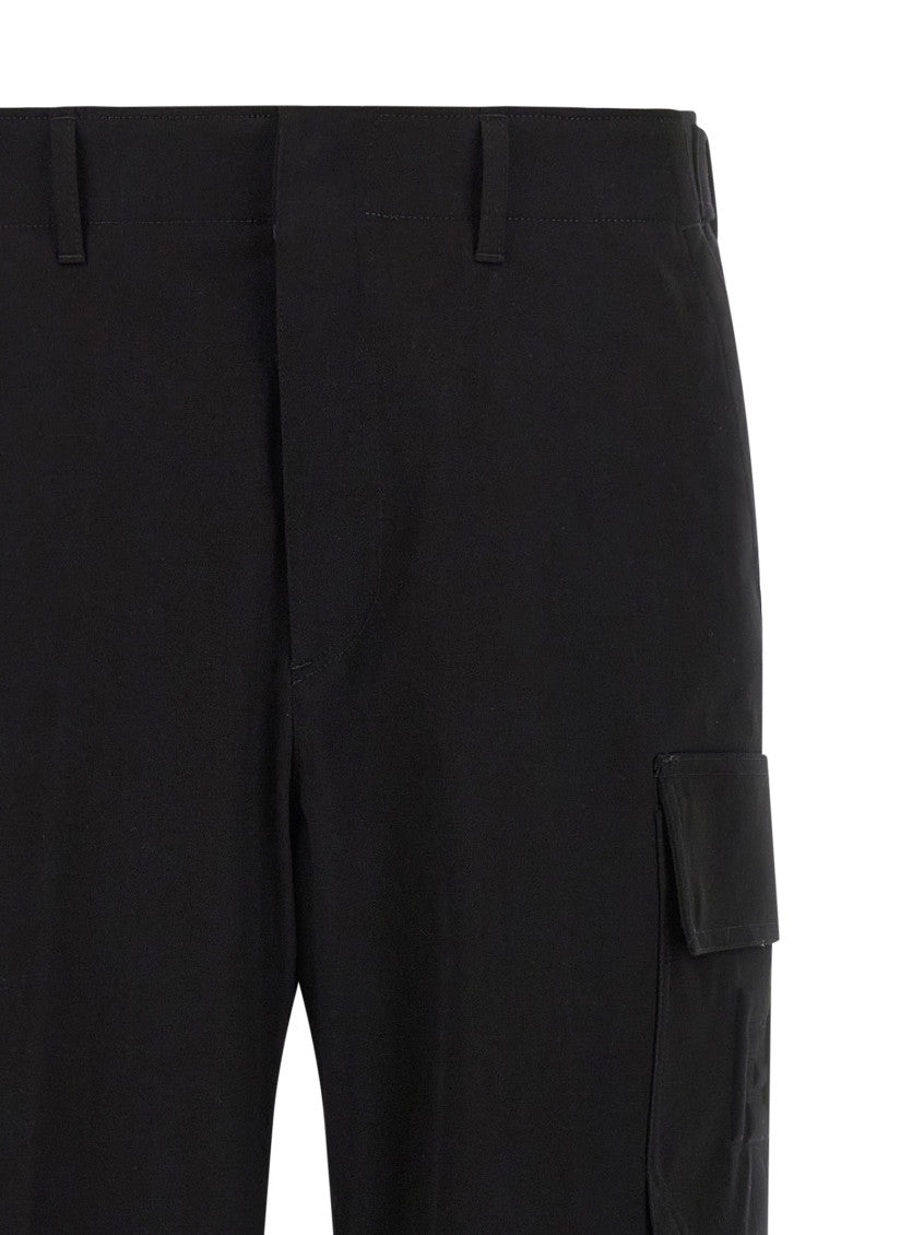 Black Regular Cargo Pants 3