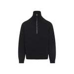 Black Half Zip Sweater 1
