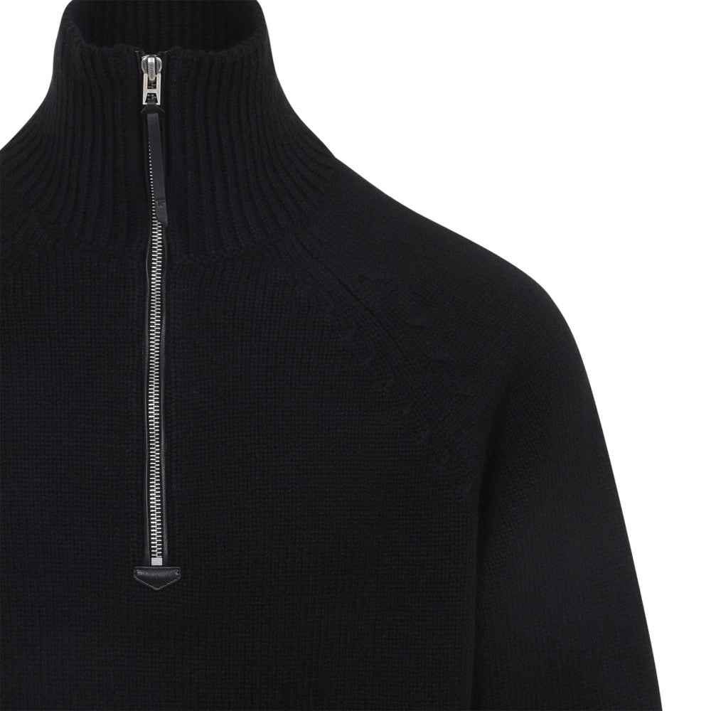 Black Half Zip Sweater 3