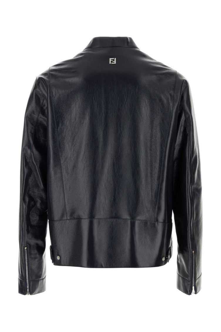 Midnight Blue Solid Jacket 2