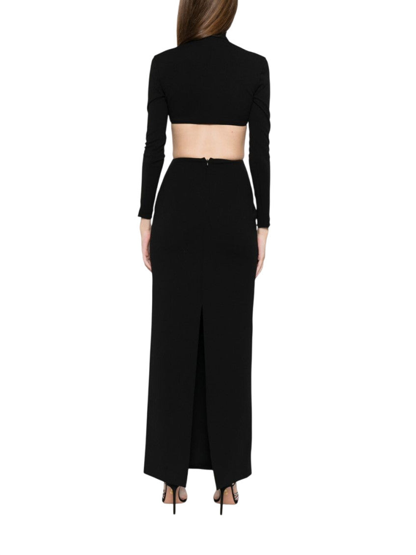 Black Turtle Neck Maxi Dress 3