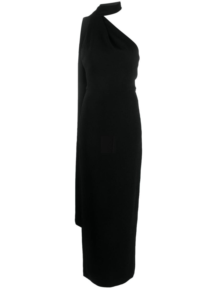 Black One Shoulder Maxi Dress 1