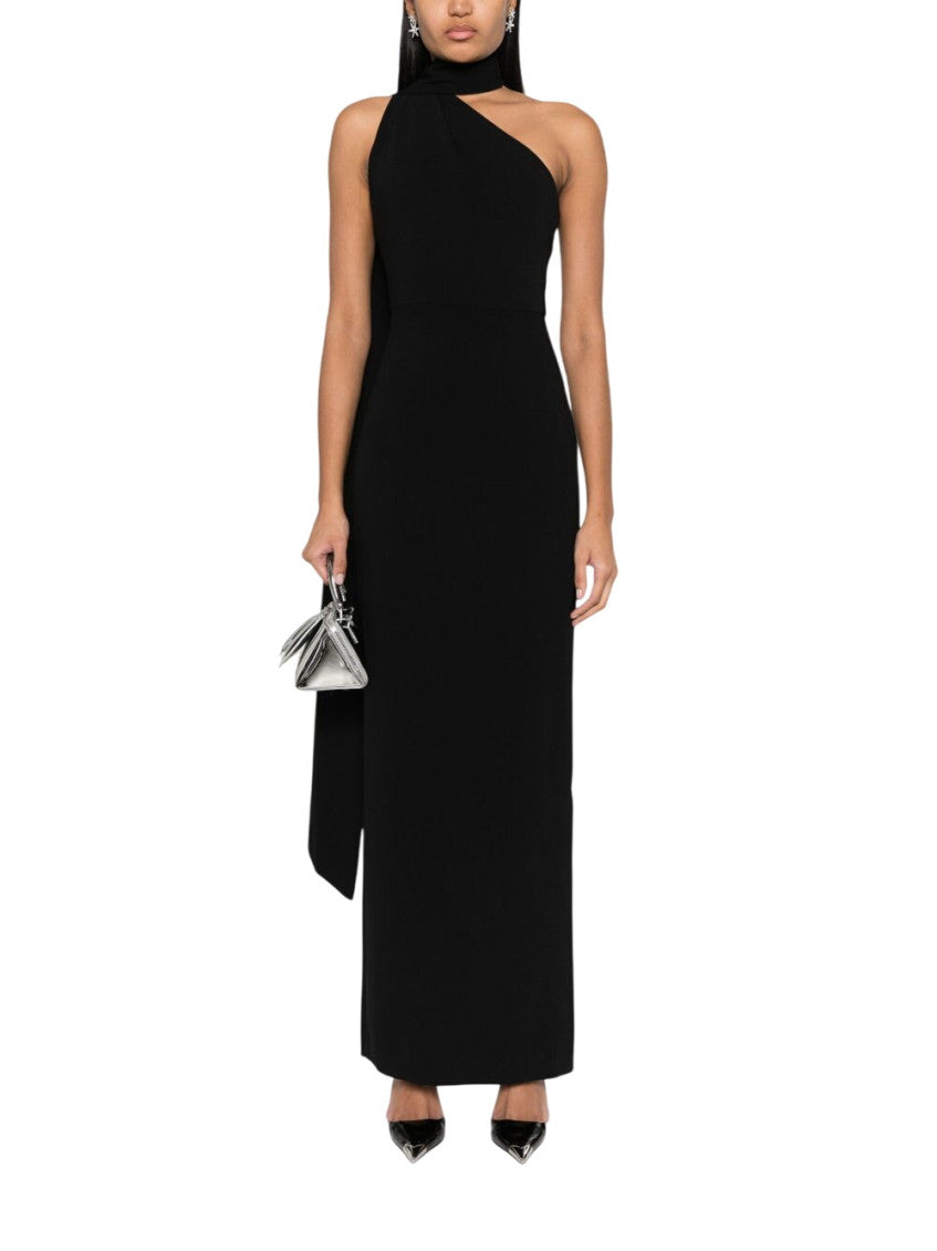 Black One Shoulder Maxi Dress 2