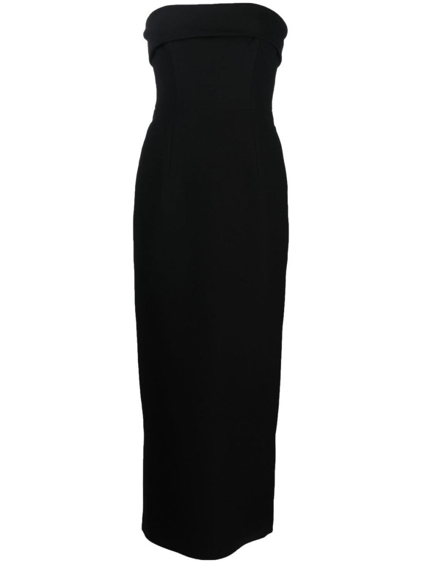Black Strapless Maxi Dress 1
