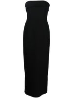 Black Strapless Maxi Dress 1