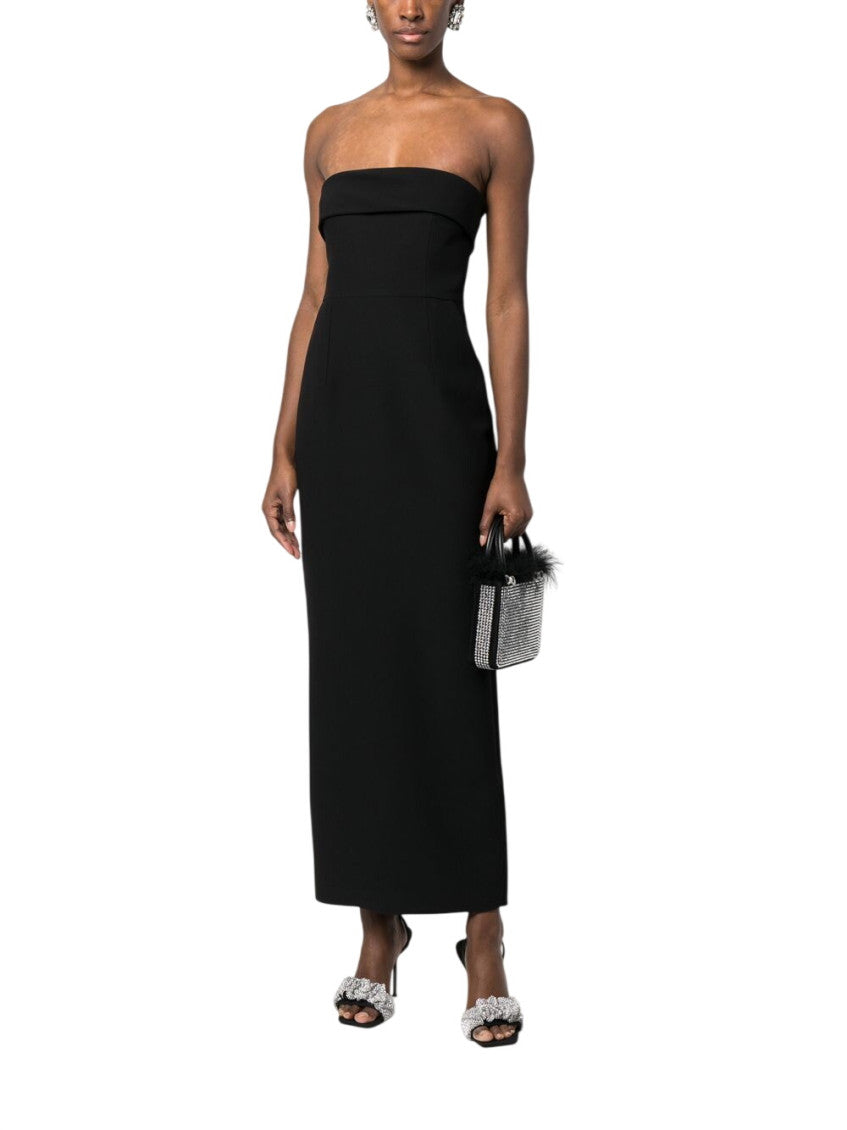 Black Strapless Maxi Dress 2