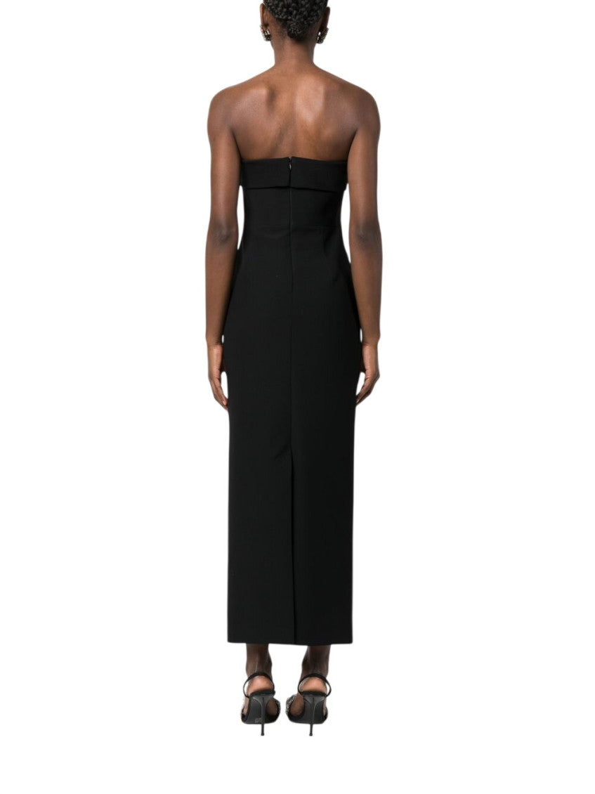 Black Strapless Maxi Dress 3