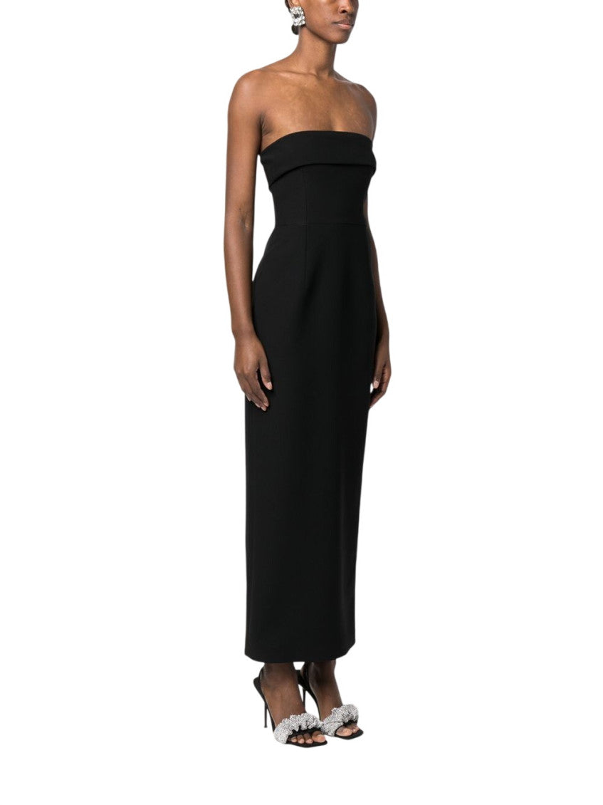 Black Strapless Maxi Dress 4