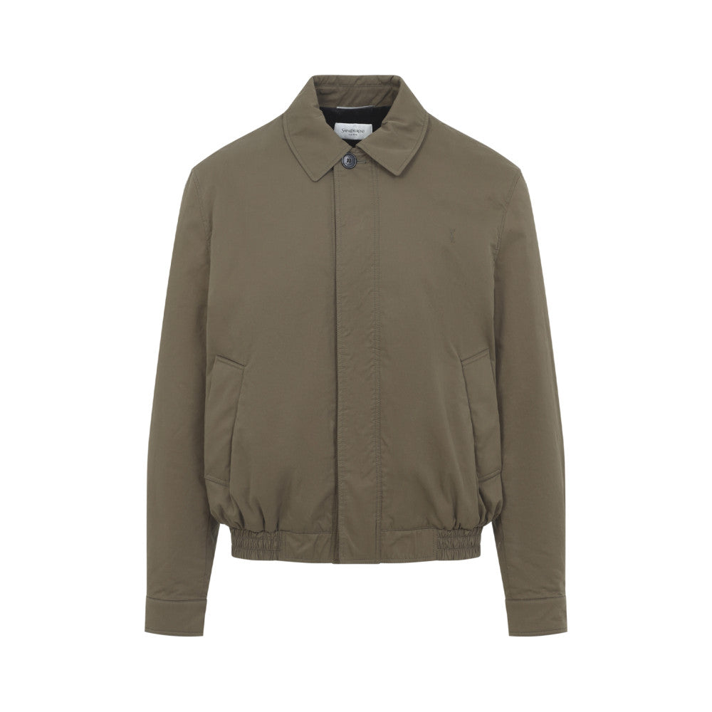 Taupe Shirt Collar Jacket 1