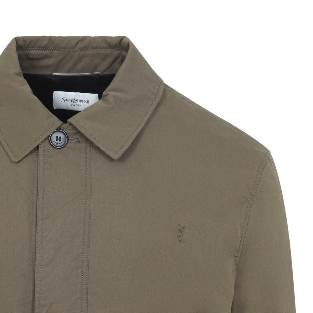 Taupe Shirt Collar Jacket 3