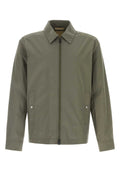 Green Solid Shirt Jacket 1