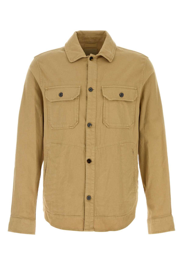 Light Brown Regular Overshirt 1
