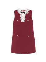 Red Round Neck Mini Dress 1