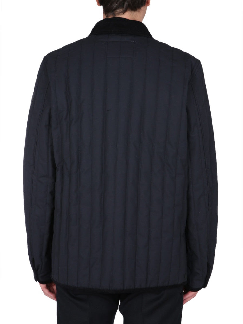 Midnight Blue Solid Jacket 3