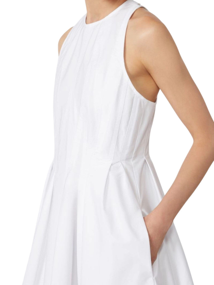 White Scoop Neck Maxi Dress 4