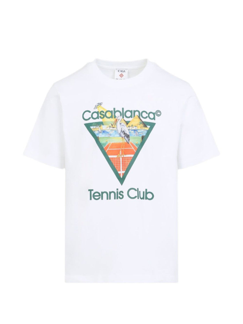 White Crew Neck T-Shirt 1