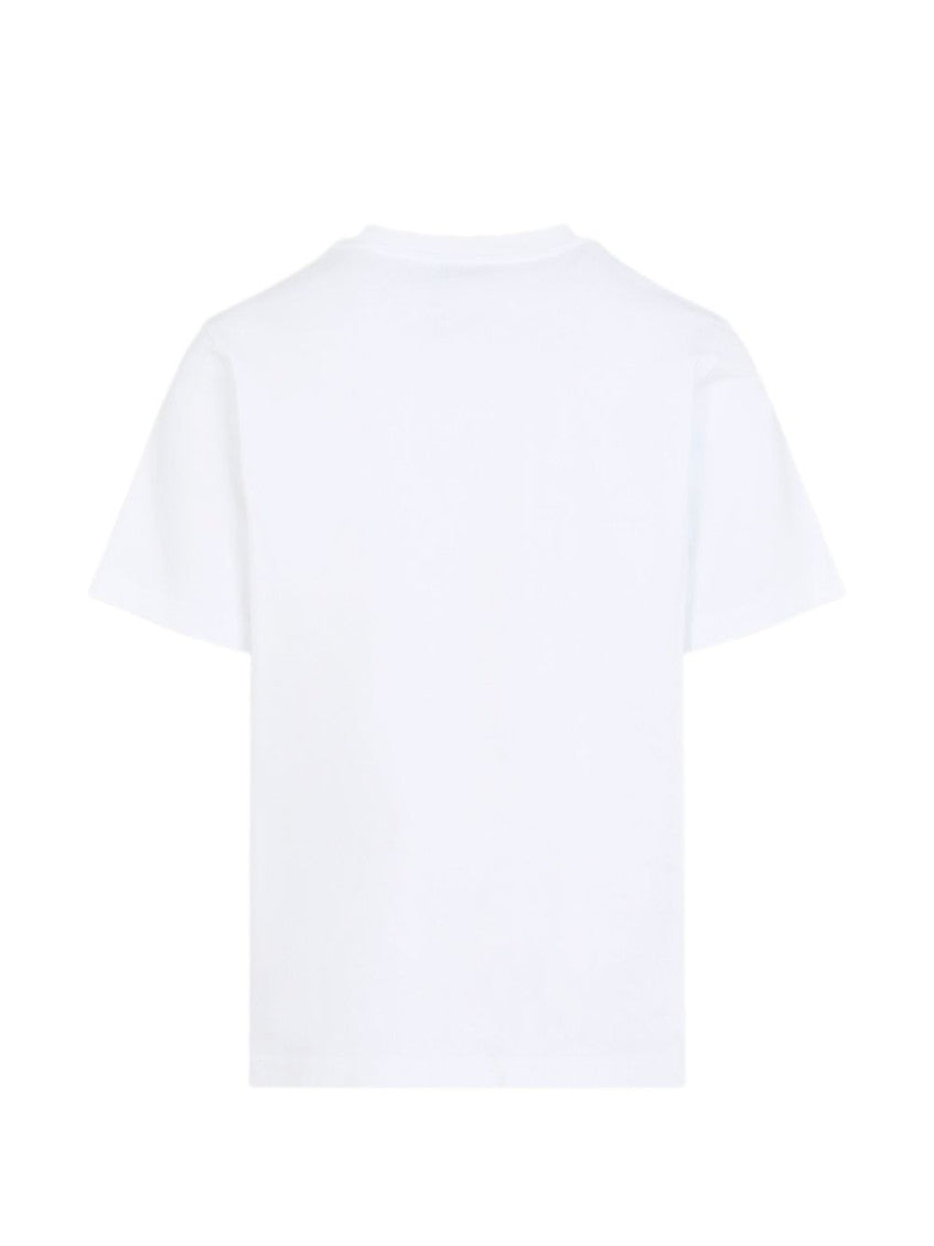 White Crew Neck T-Shirt 2