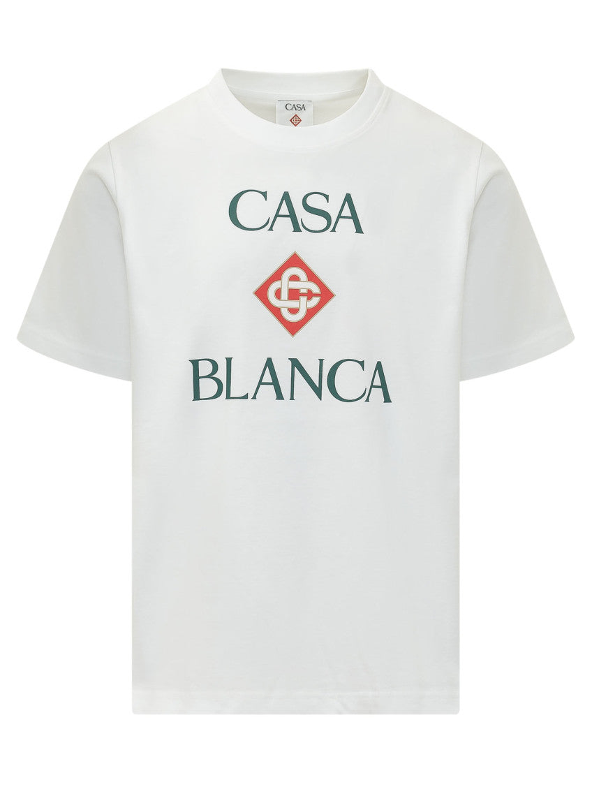 White Crew Neck T-Shirt 1