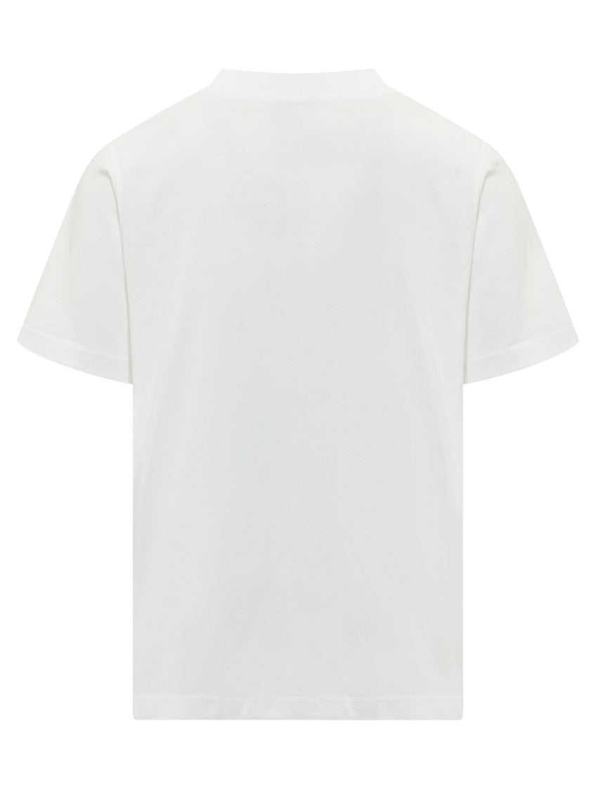 White Crew Neck T-Shirt 2