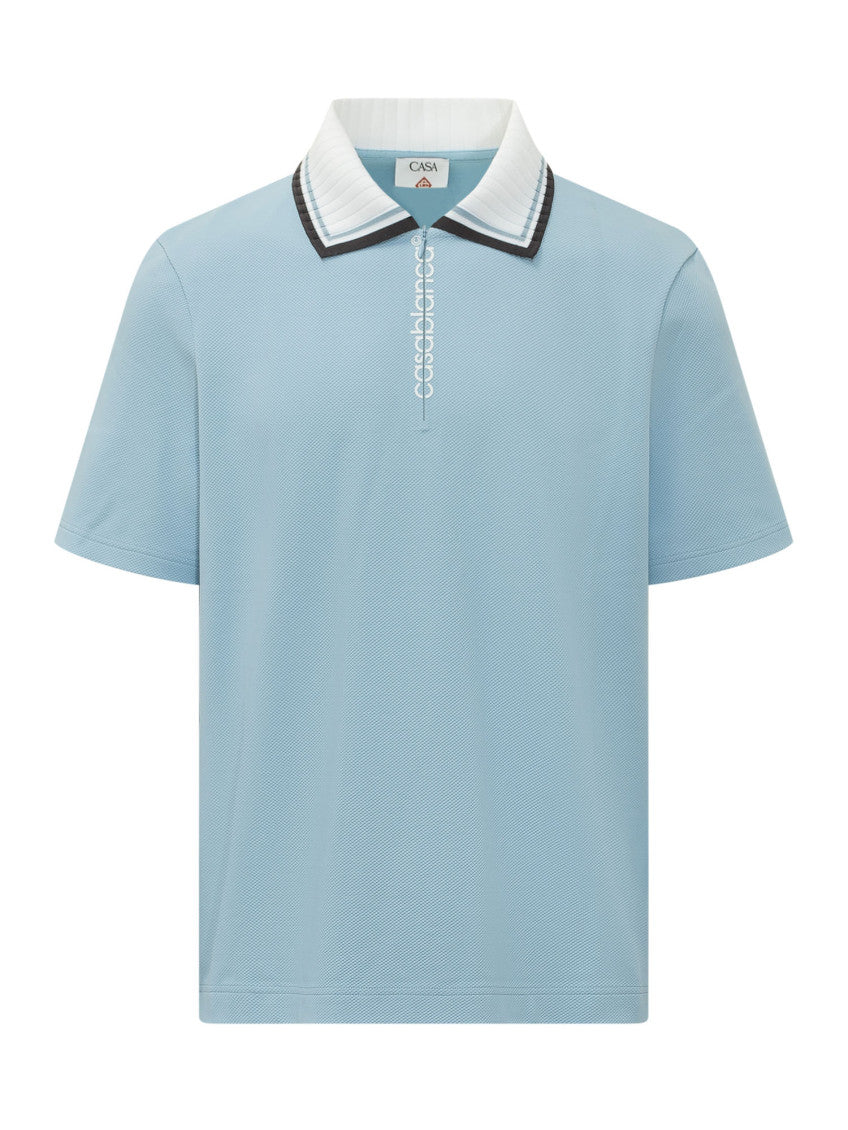 Light Blue Solid Polo 1