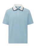Light Blue Solid Polo 1