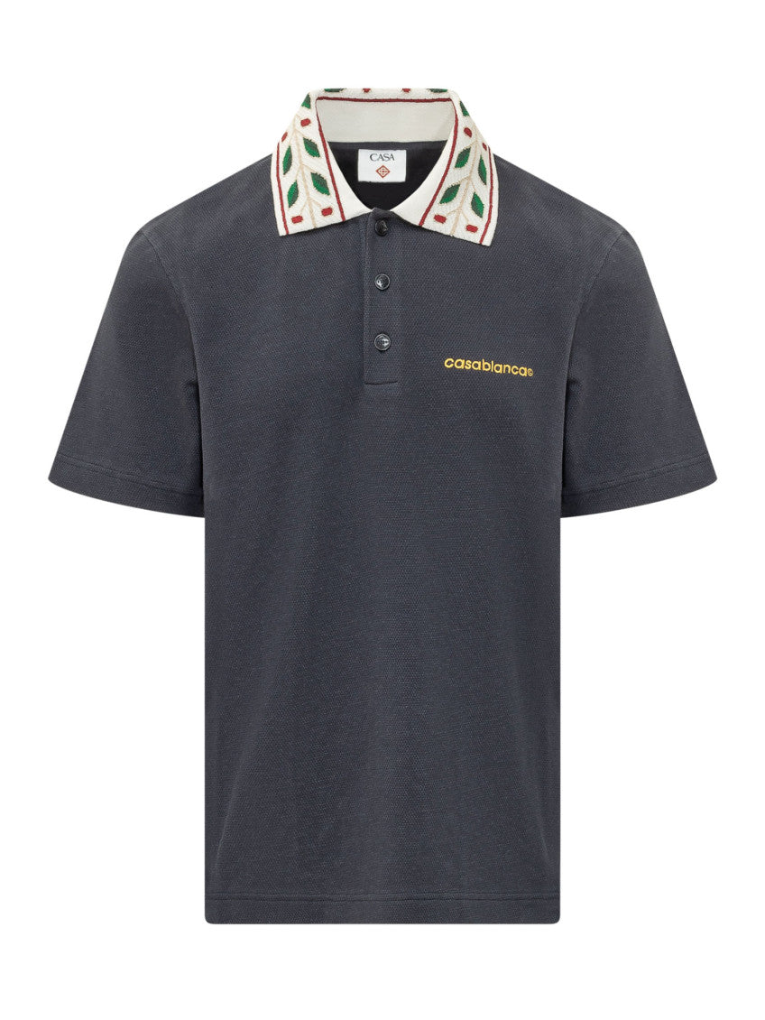 Dark Blue Logo Polo 1