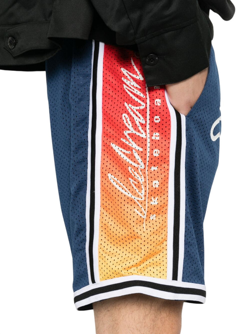 Navy Blue Logo Shorts 3