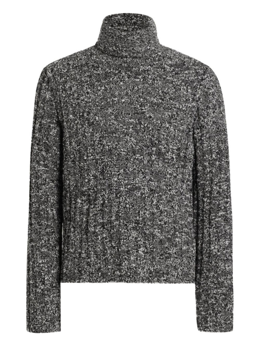 BlackWhite Turtle Neck Sweater 1