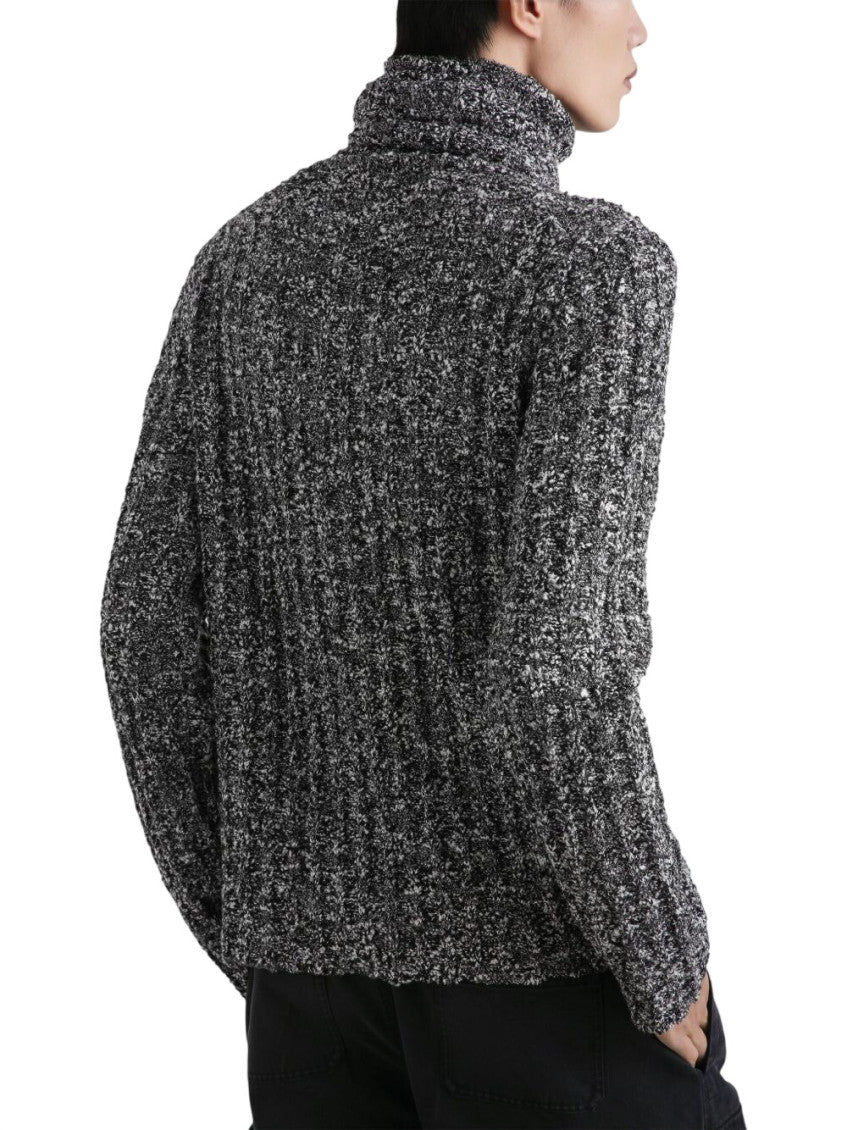 BlackWhite Turtle Neck Sweater 3