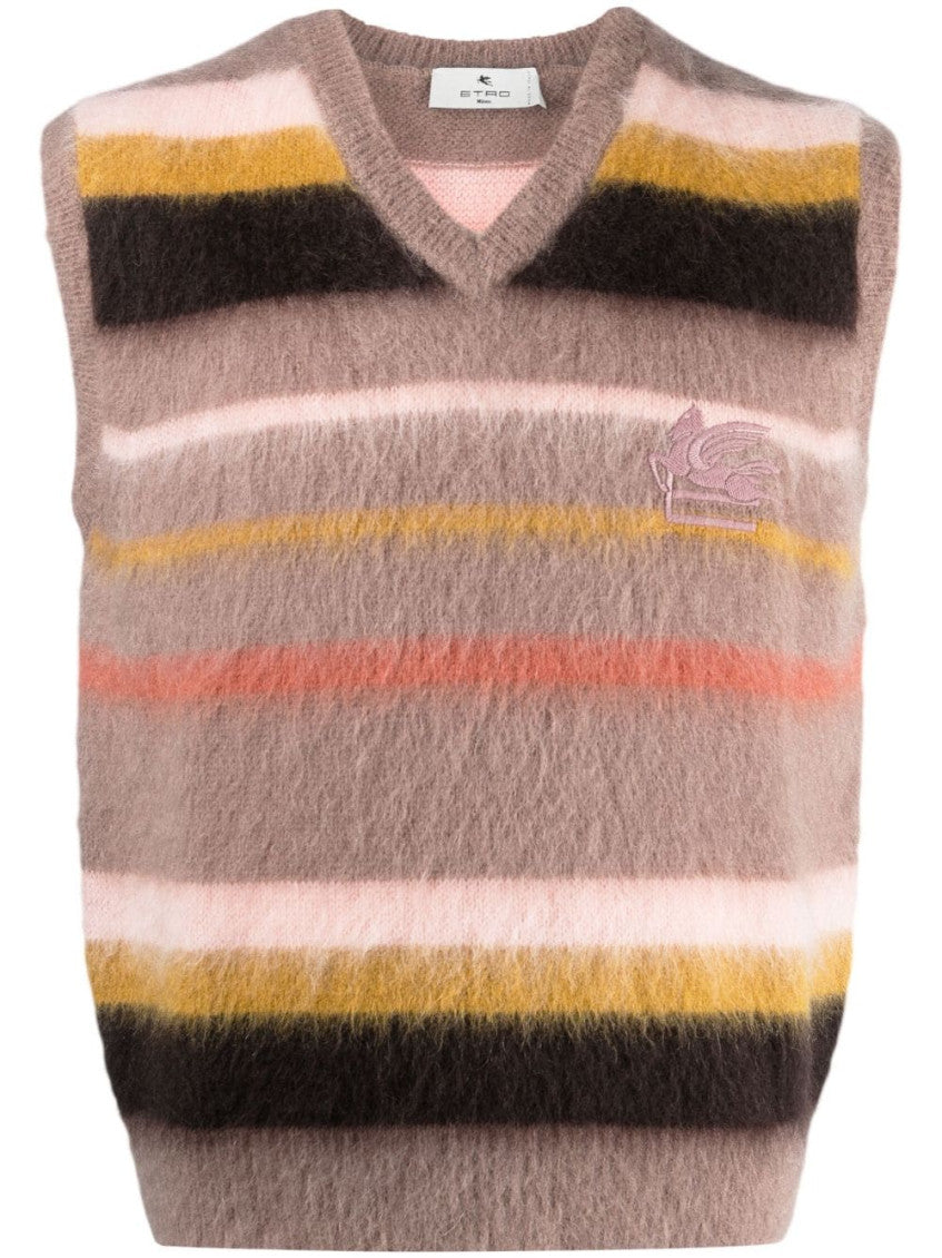 Multicolor Sleeveless Sweater 1