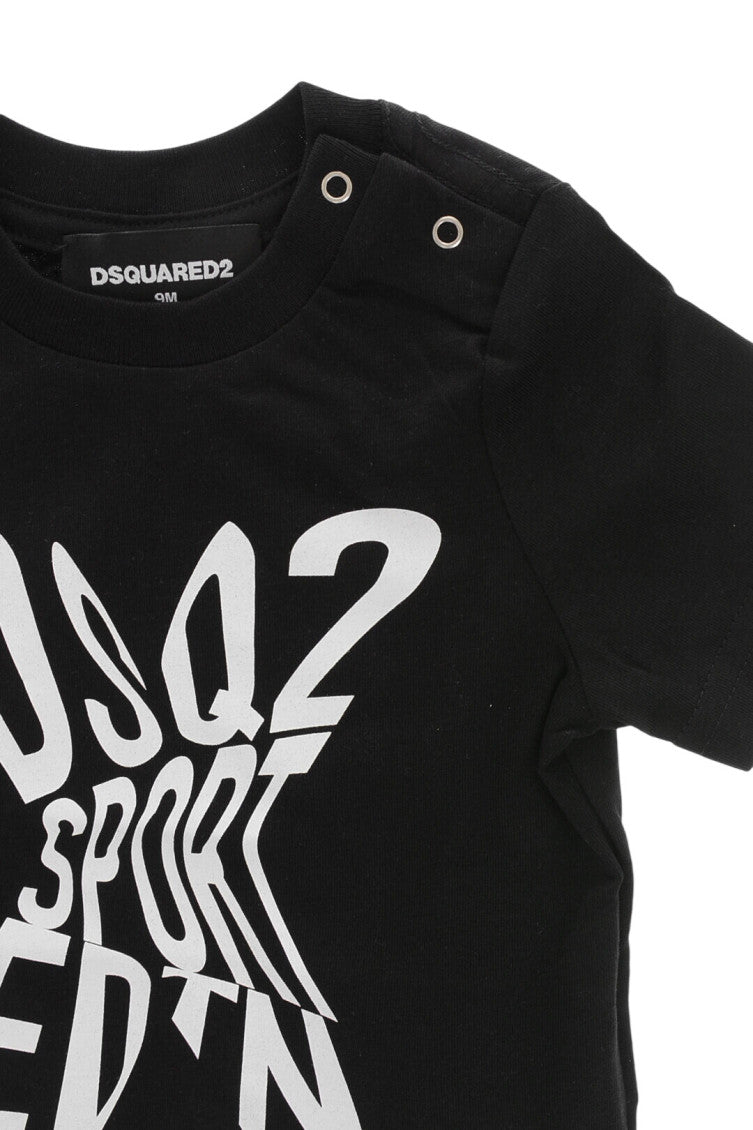 Babies Black Graphic T-Shirt 3