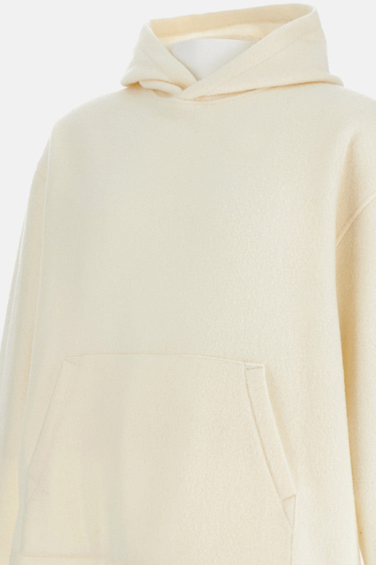 White Solid Sweatshirt 3