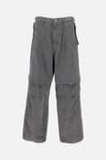 Grey Wide Leg Trousers 1